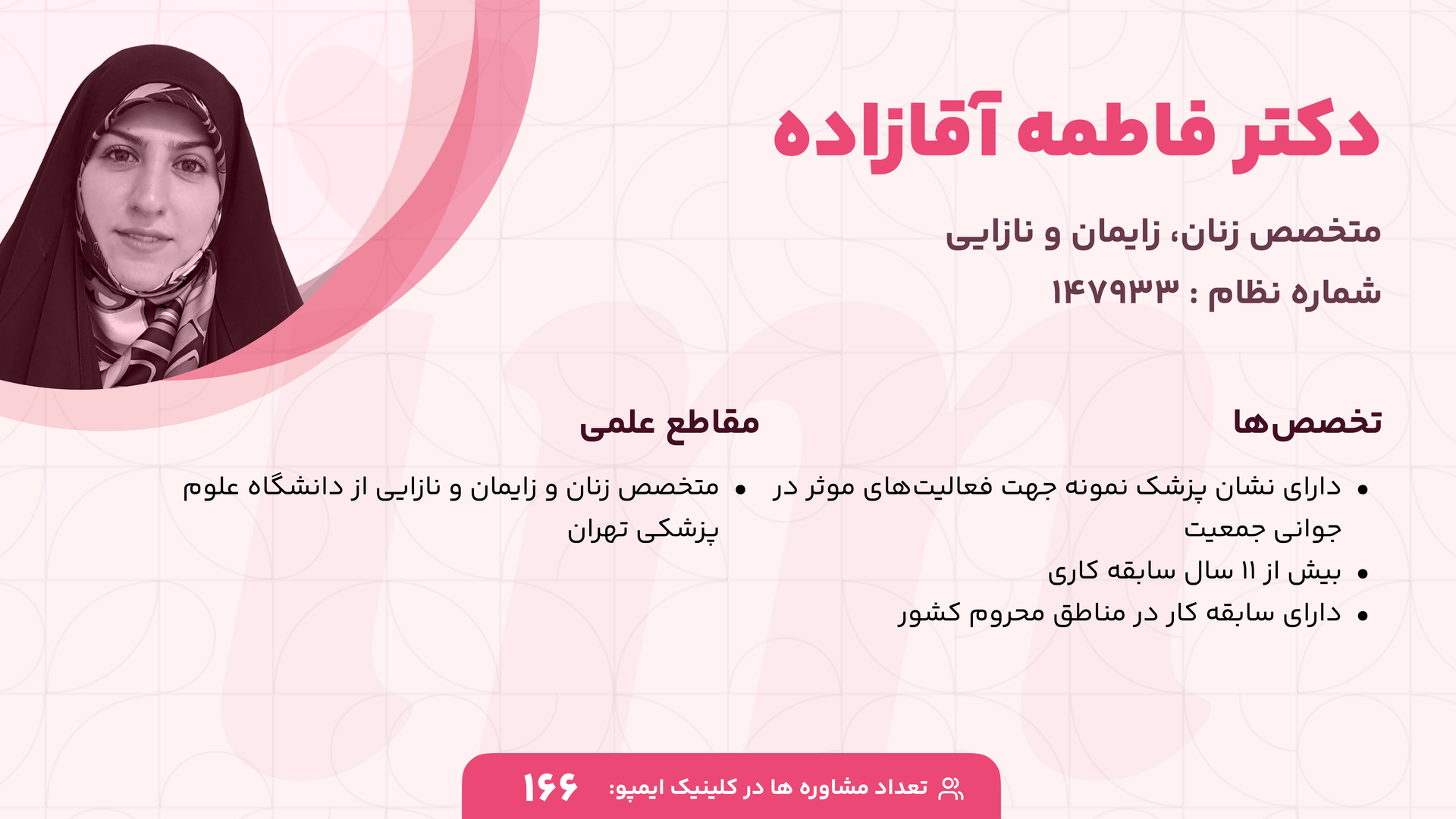 دکتر فاطمه آقازاده