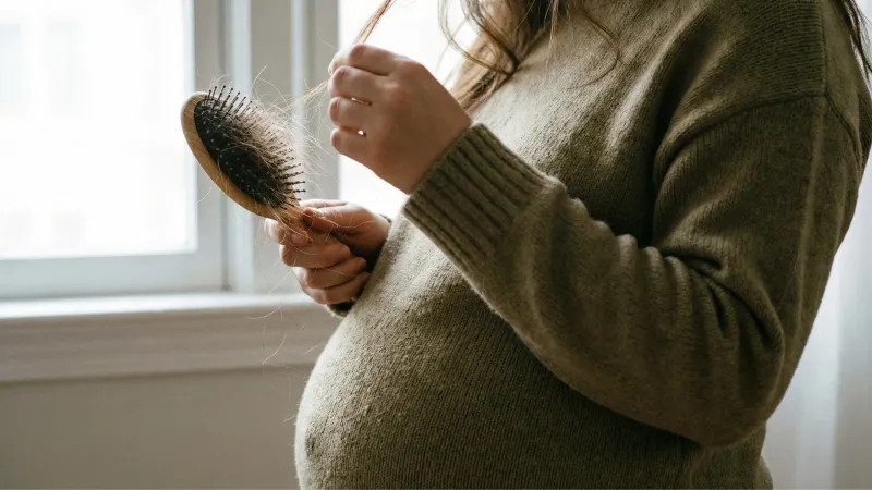 علت ریزش مو در بارداری چیست و چطور می‌توان آن را کنترل کرد؟