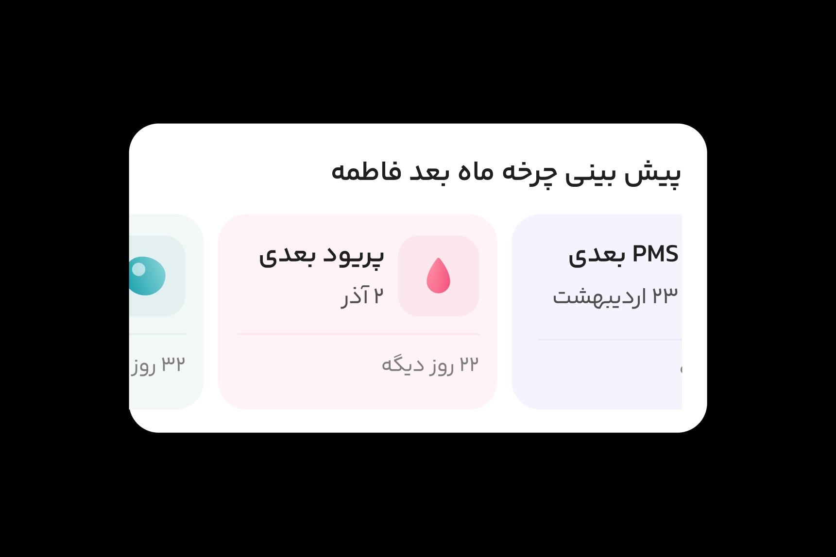 پیش‌بینی دقیق چرخه قاعدگی و پریود پارتنرت